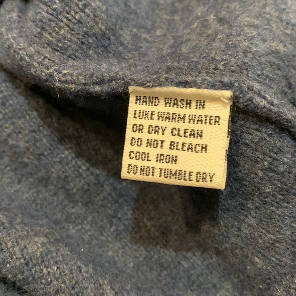 💕Fisherman Out of Ireland Lambswool Sweater Luxury Irish Wool NWOT - Picture 8 of 10